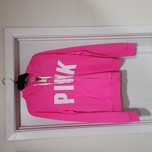 Size large zip hoodie by Pink